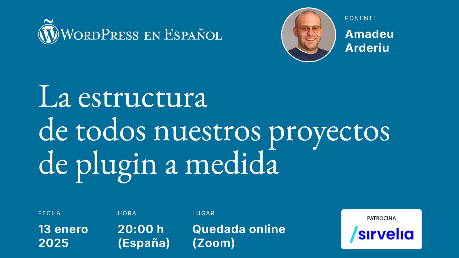 La estructura de todos nuestros proyectos de plugin a medida