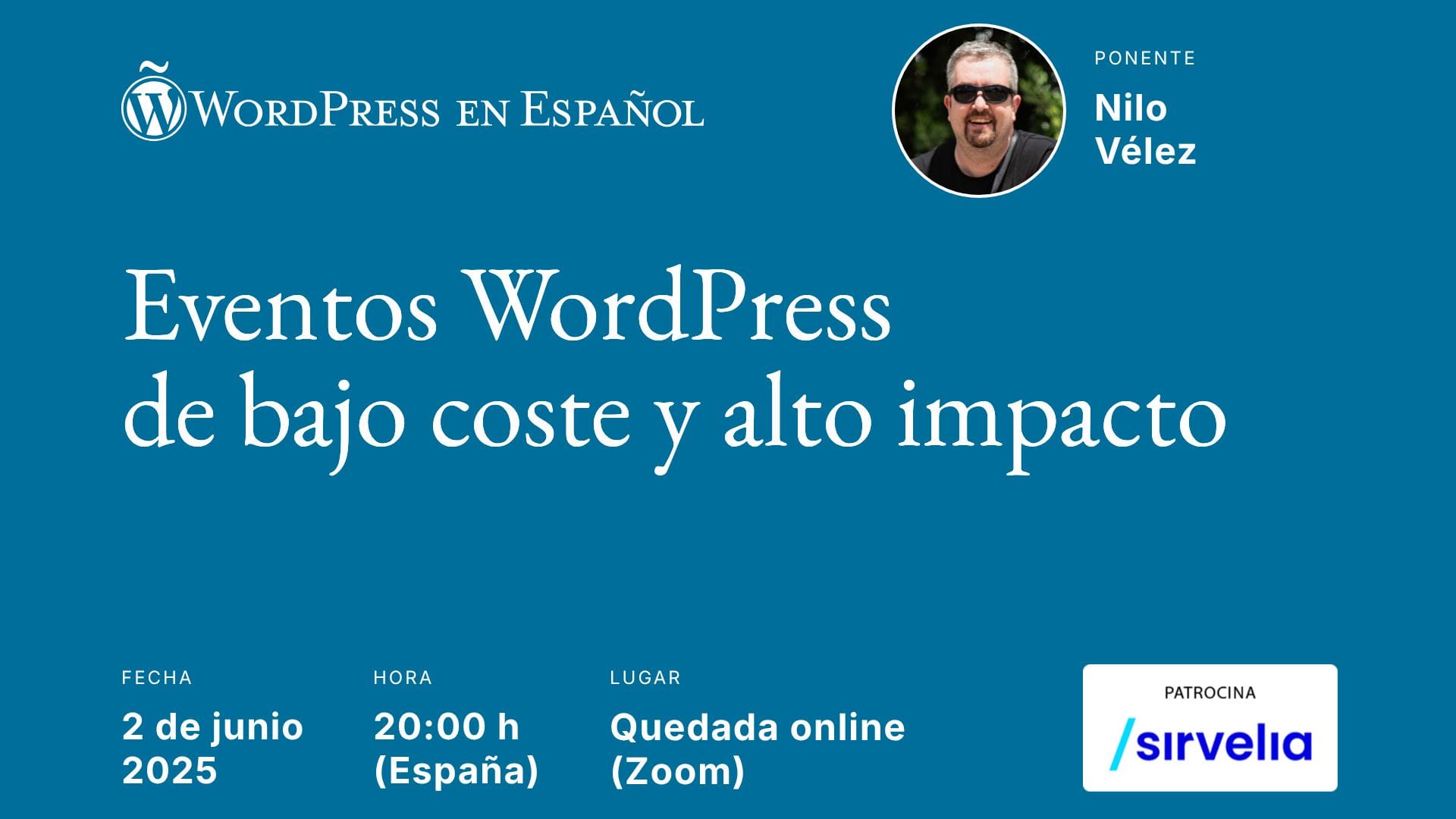 Eventos WordPress de bajo coste y alto impacto